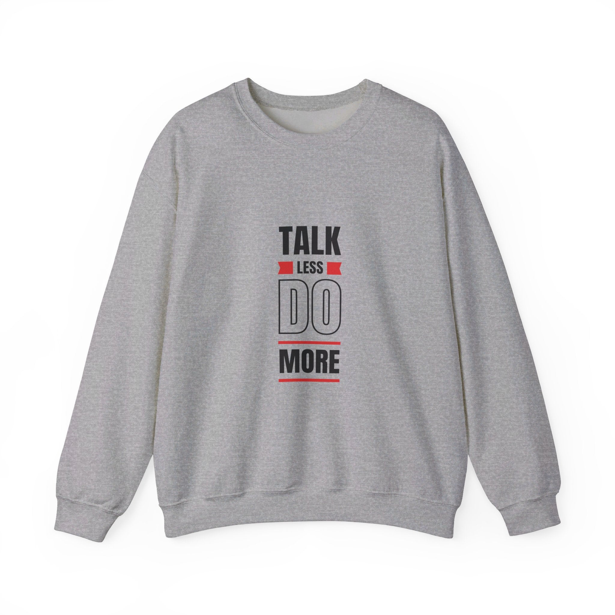 Talk less do more Unisex Heavy Blend™ Crewneck Sweatshirt personalized products