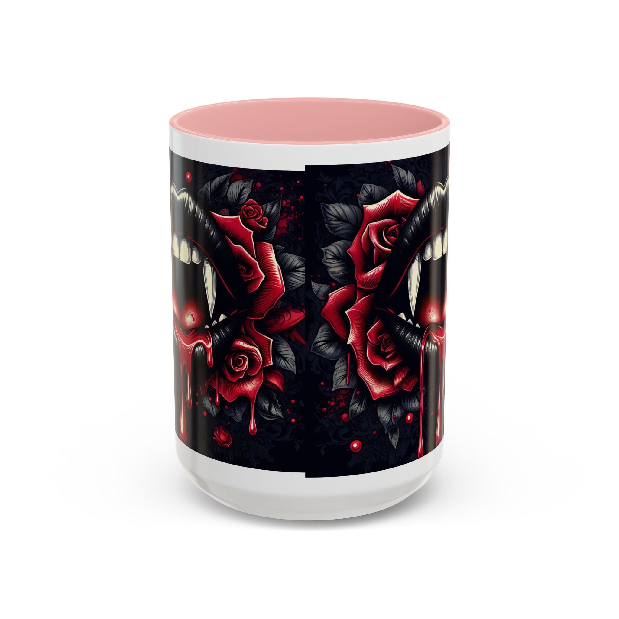 Gothic Vampire Rose Coffee Mug | Perfect for Halloween, Unique Gift, Dark Aesthetic, Gothic Decor, Horror Collectible