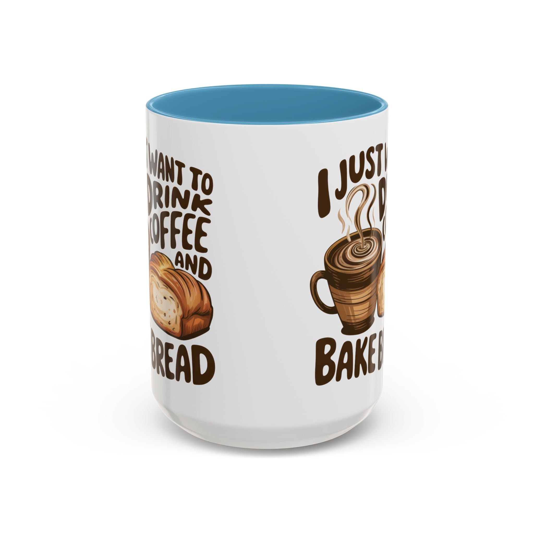 Cute Coffee & Bread Mug - Ideal for Baking Enthusiasts kitchen fun cozy