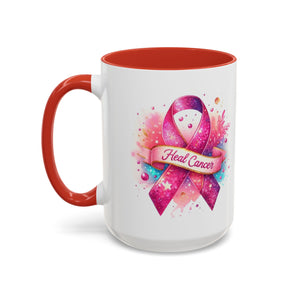 Inspirational Cancer Awareness Mug, Positive Affirmation Cup, Gift for Survivors, Supportive 11oz or 15oz Ceramic