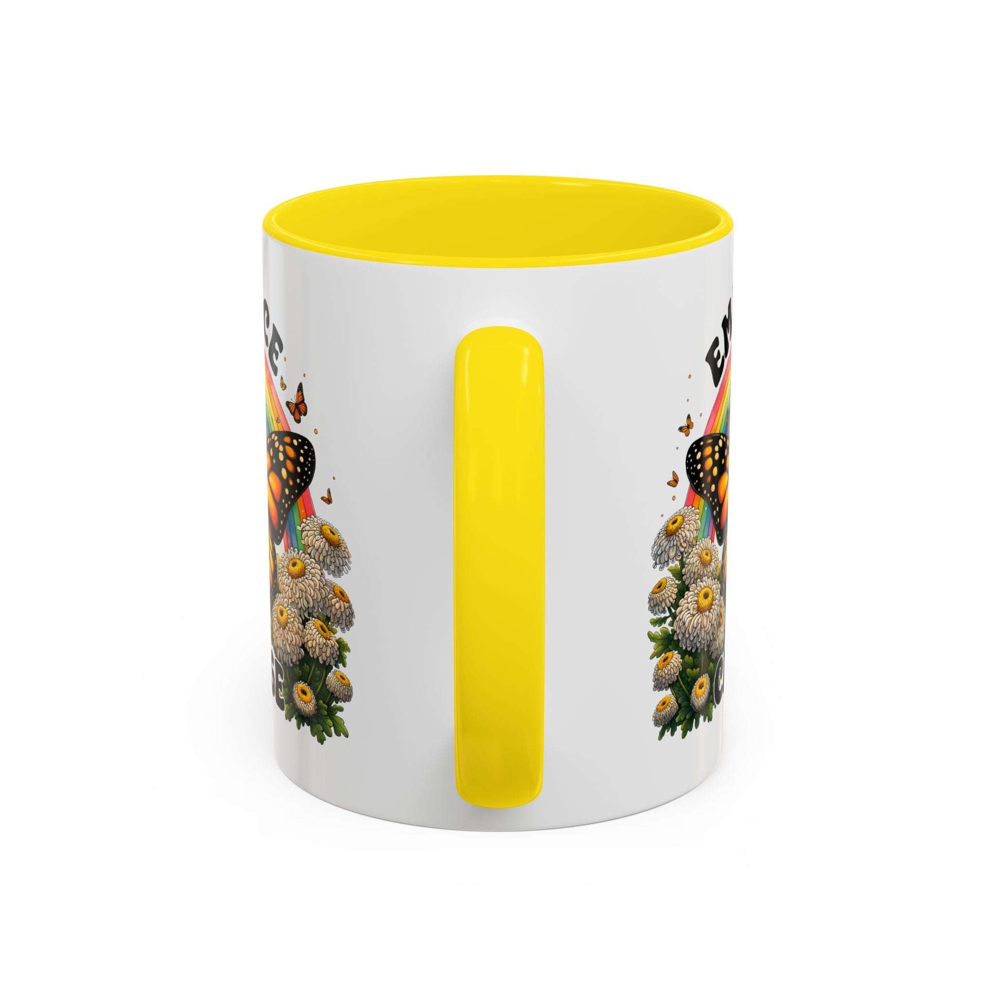 Embrace Change Butterfly Coffee Mug – Inspirational Gift for Nature Lovers