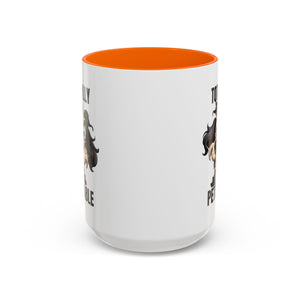 Totally Pettable Coffee Mug, Dog Lover Gift, Animal Print Mug, Funny Pet Mug, Customizable Coffee Cup, Gift for Pet Owners