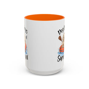 Dog Days of Summer Coffee Mug, Cute Dog Mug, Pet Lover Gift, Summer Vibes, Beach Decor, Fun Pet Cup, Canoeing Dog Design