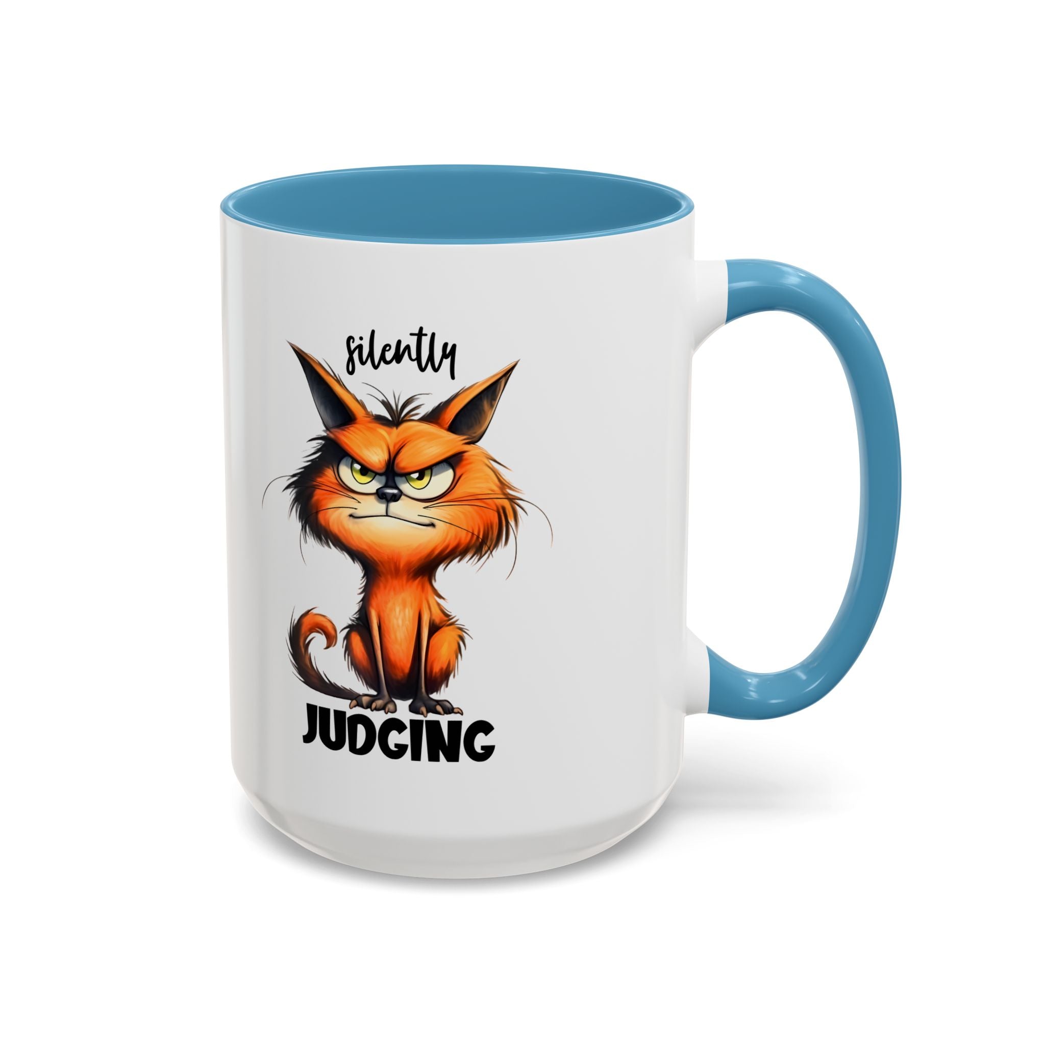 sarcasm attitude  Cat Coffee Mug - Just Judging - Perfect Gift for Cat Lovers, Pet Owners, Birthdays,  Funny Mug