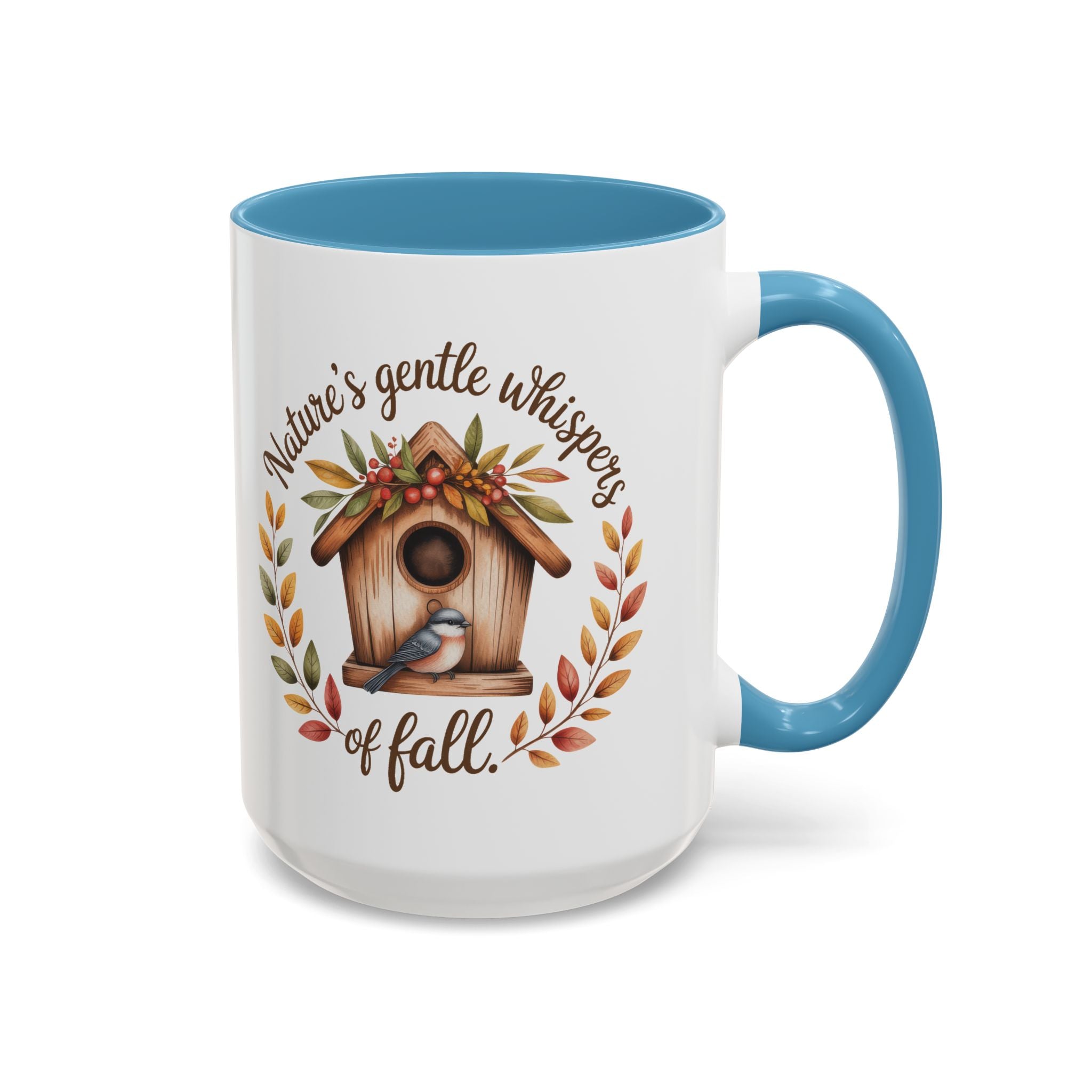 Nature's Gentle Whispers Fall Coffee Mug nature lovers cup