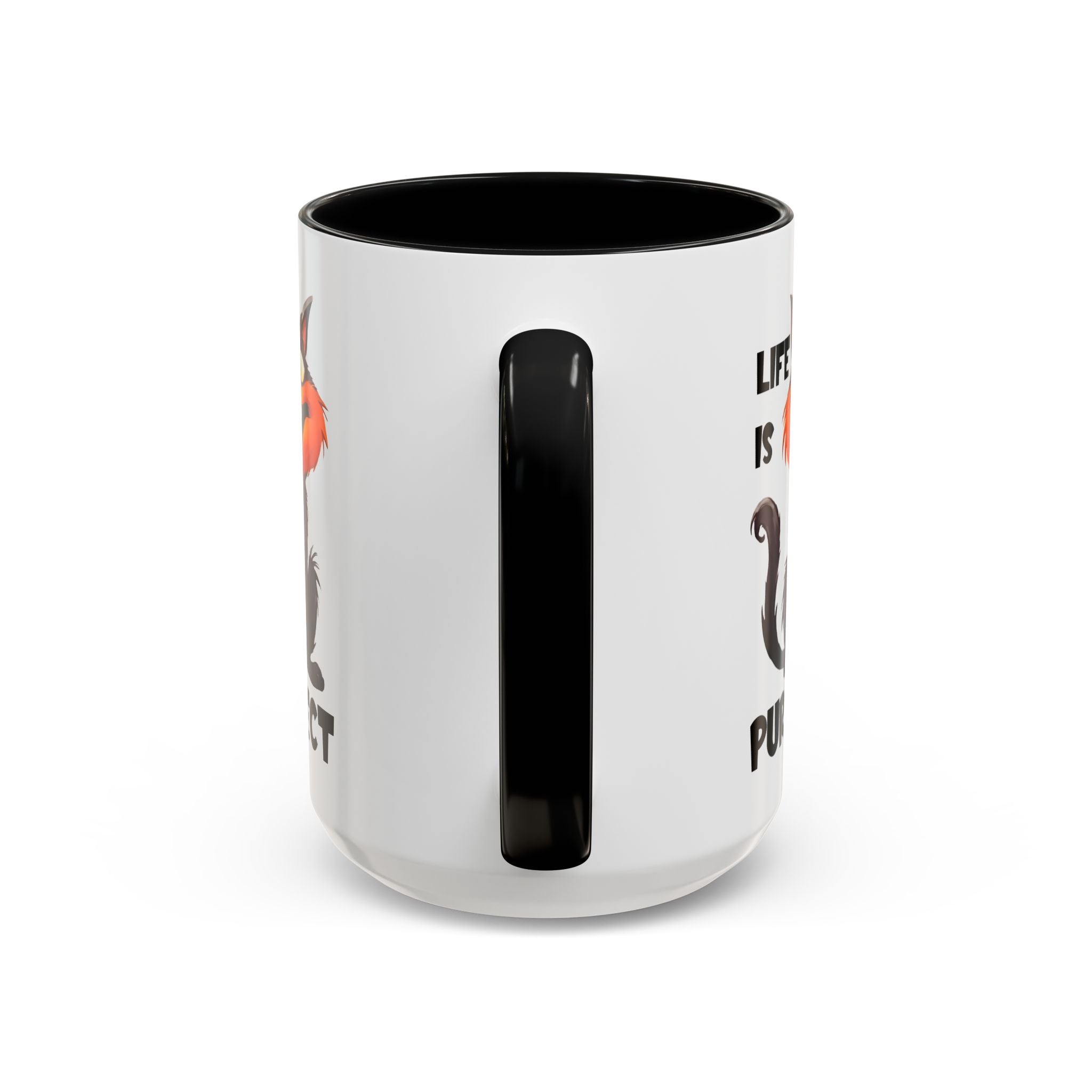 Purrfect Cat Accent Coffee Mug, Cat Lover Gift, Funny Drinkware, Cute Kitchen Accessory, Pet Owner Mug, Unique Gift Idea