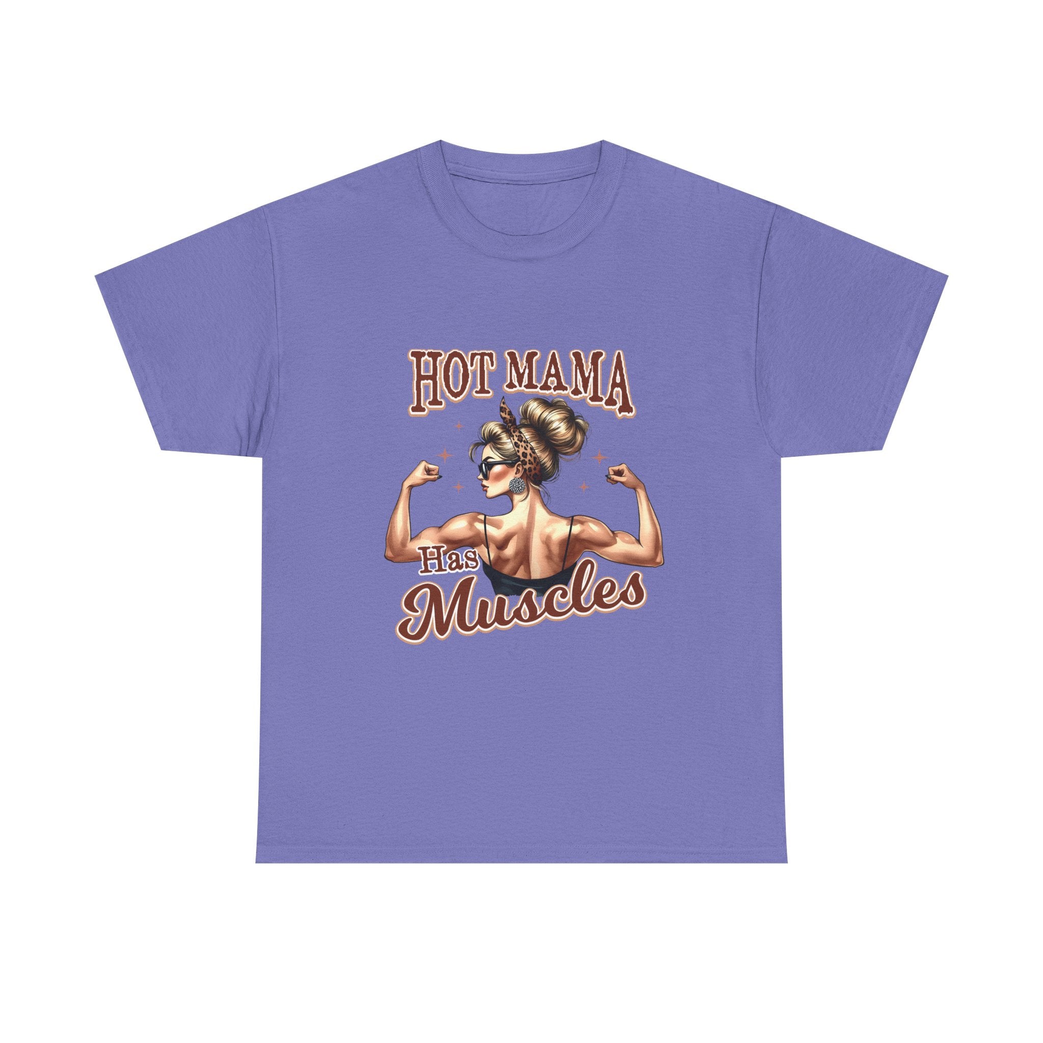 Muscle Mama Tee: Empowering Unisex Cotton Shirt, Gift for Moms, Fitness Lovers, Workout Apparel, Birthday, Mother's Day