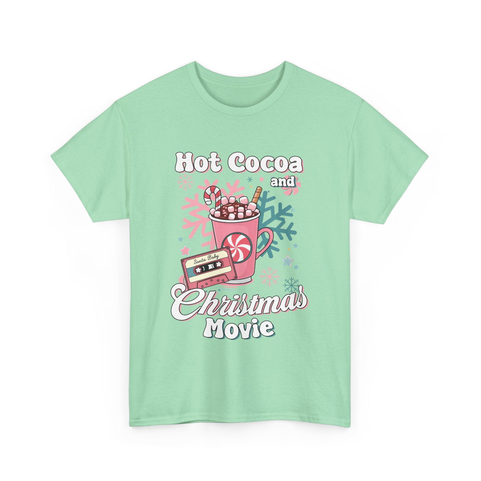 hot cocoa and christmas movie Unisex Heavy Cotton Tee