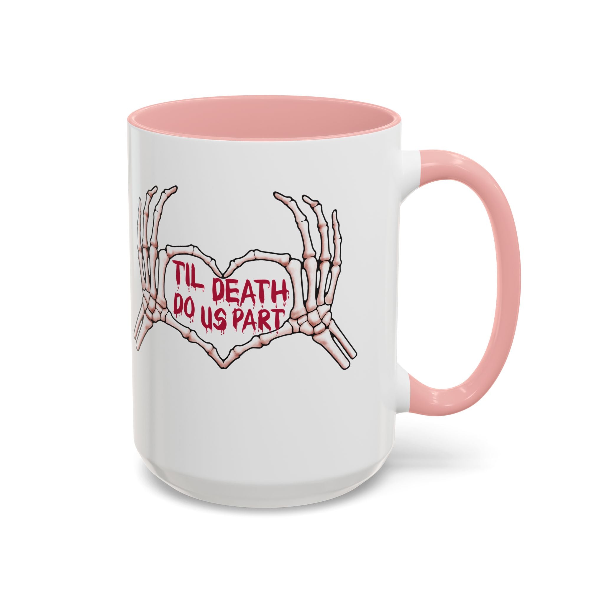 Til Death Do Us Part Skeleton Hands Coffee Mug