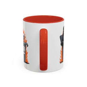 Funny Grim Reaper Coffee Mug - Perfect for Halloween, Gift for Friends, Quirky Kitchen Decor, Novelty Drinkware
