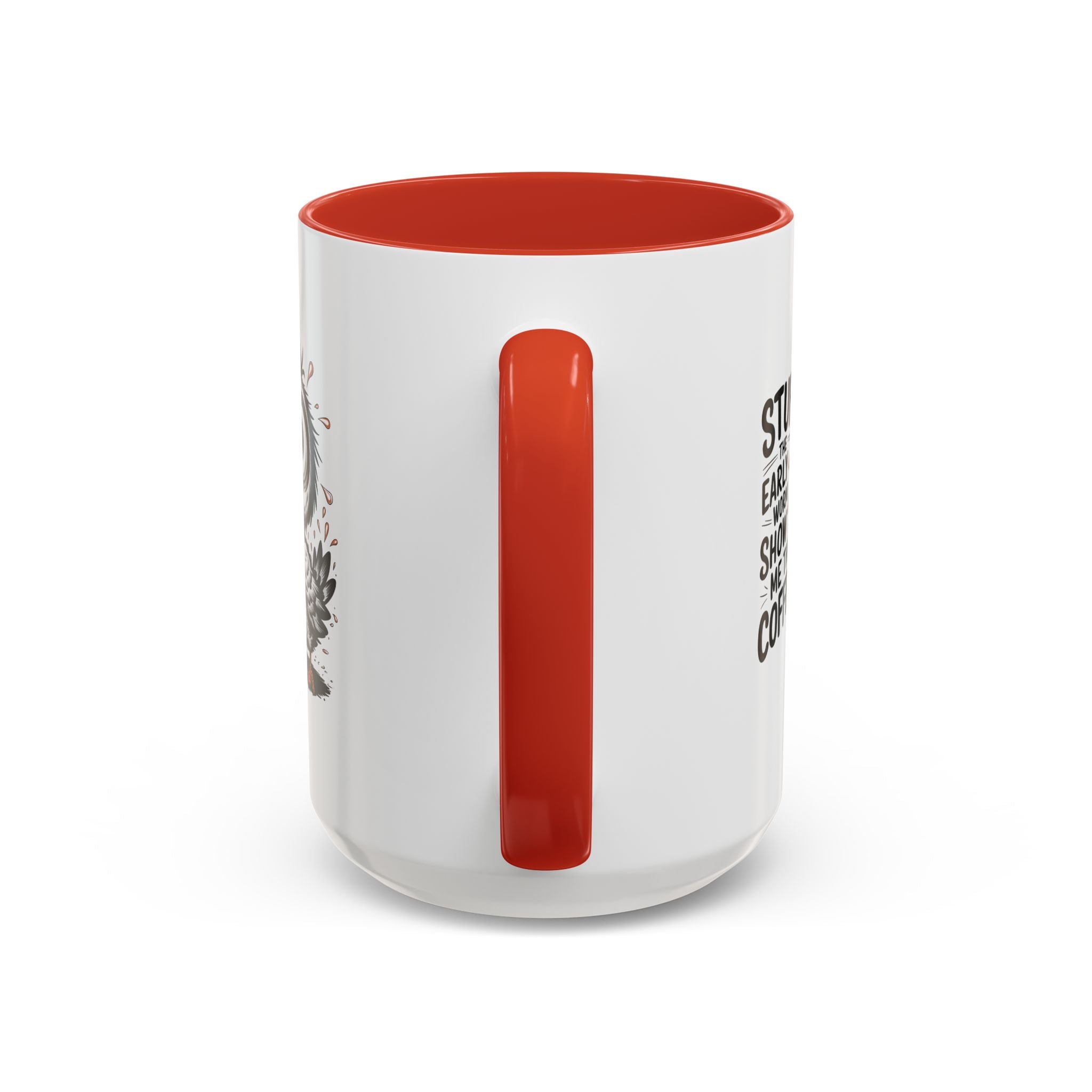 Quirky Coffee Mug with Owl Design | Gift for Coffee Lovers, Unique Office Mug, Fun Morning Coffee Cup, Bird-Themed Mug, Early Bird Gift