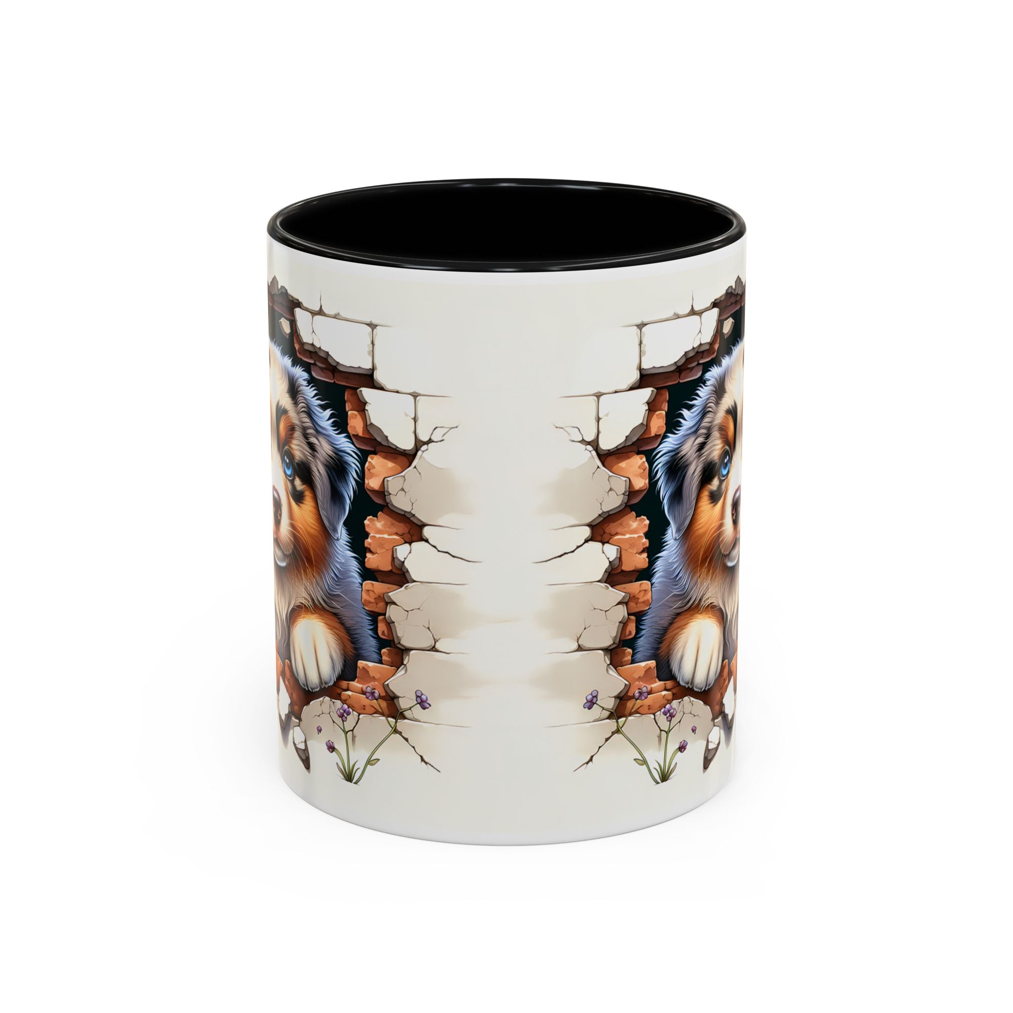 Cute Puppy Accent Coffee Mug - Perfect Gift for Dog Lovers, Unique Pet Lover Mug, Mother’s Day, Birthday, Home Decor