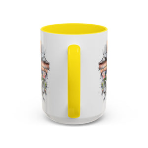 Cute Dog Peeking Coffee Mug, Pet Lover Gift, Yorkshire Terrier Mug, Animal Lover Coffee Cup, Dog-Themed Drinkware, Doggie Mug