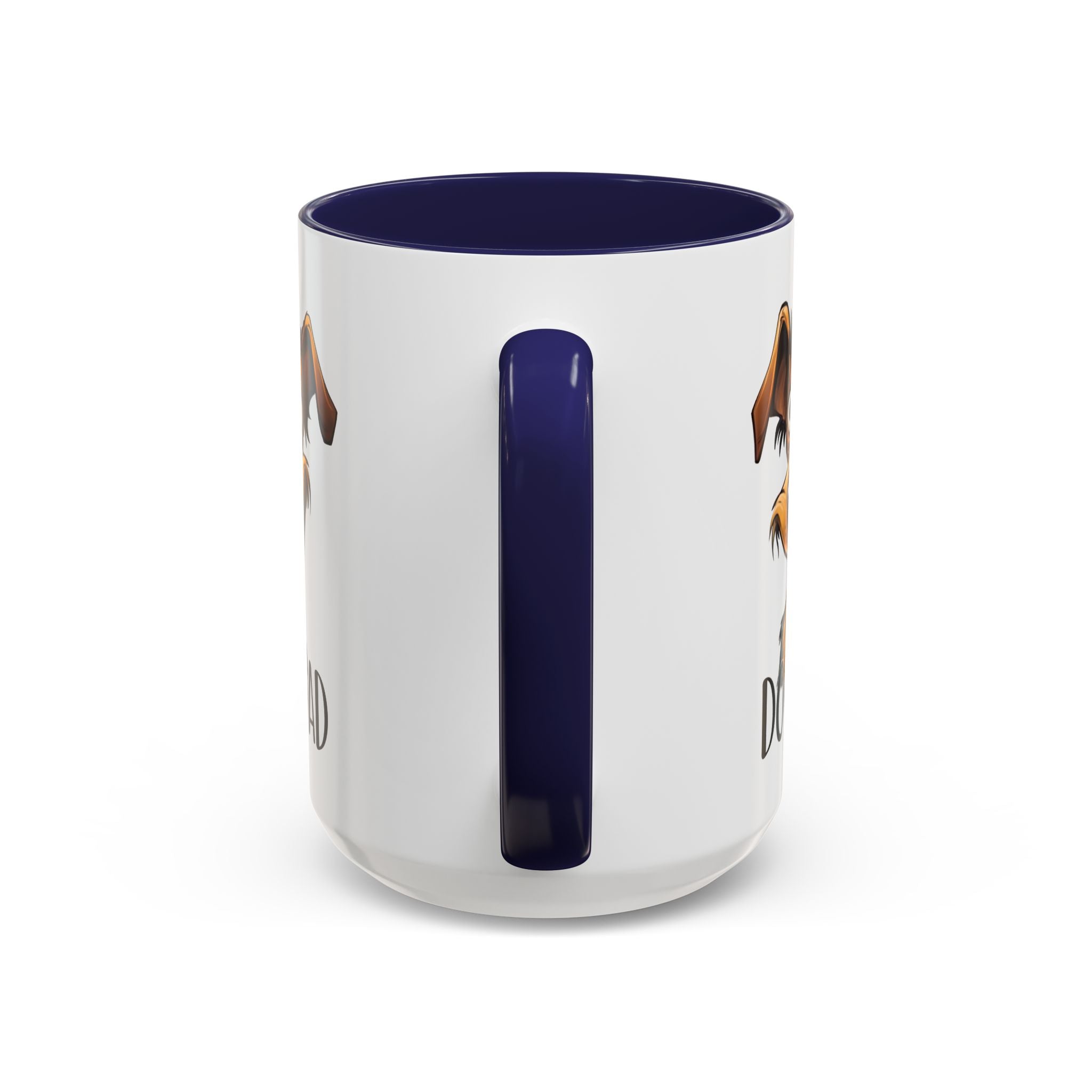 Dog Dad Accent Coffee Mug - Fun Gift for Dog Lovers, Pet Fathers, Father's Day, Birthday, Coffee Lovers