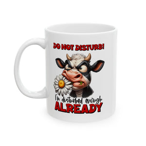 I'm a Mooooody Lady cow coffee Mug, Cute Cow Mug, Funny Coffee Cup, Gift for Cow Lovers, Birthday Gift, Kitchen Decor