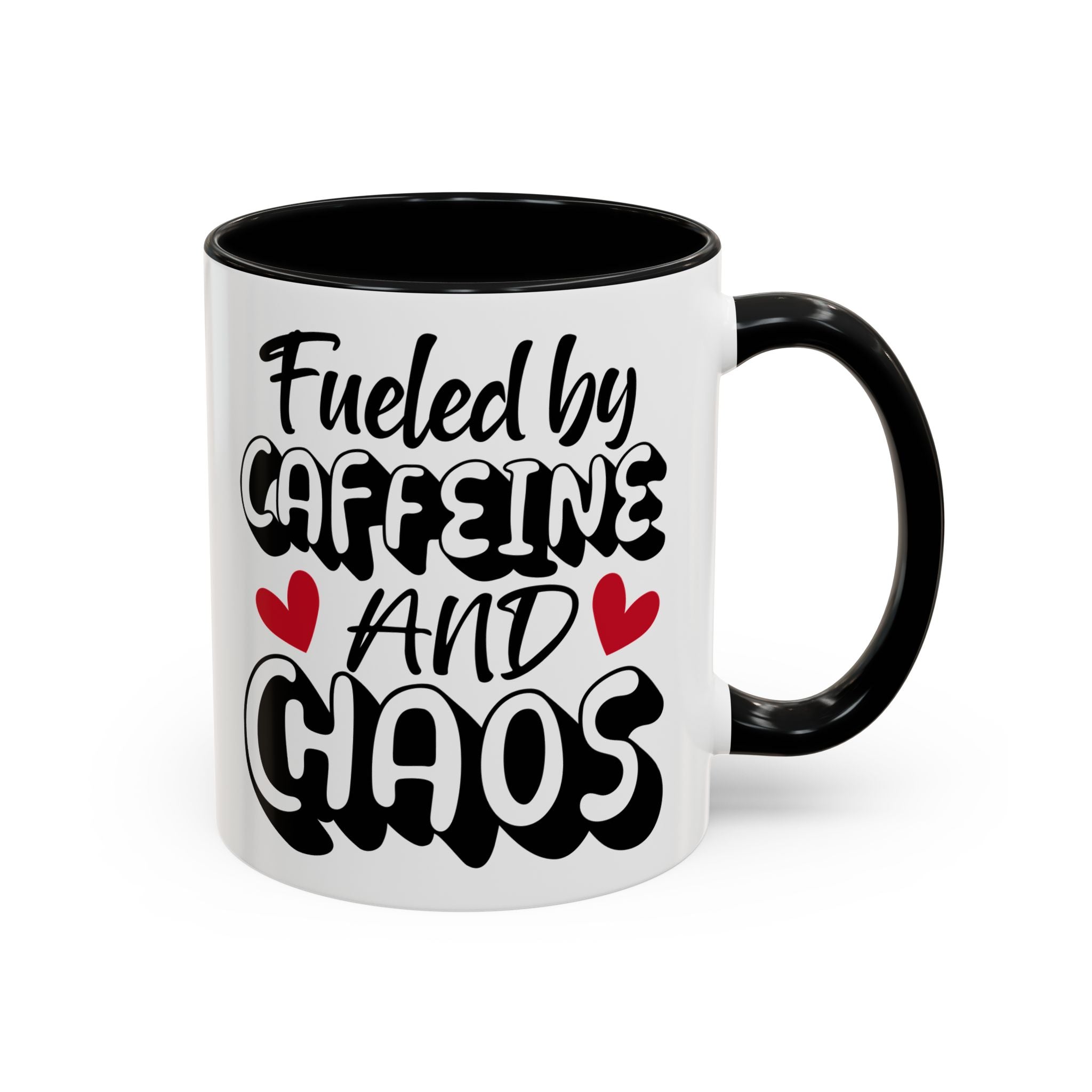 Caffeine Chaos Mug - Perfect for Coffee Lovers, Funny Gift for Friends, Home Office Essential, Birthday, Coffee Break