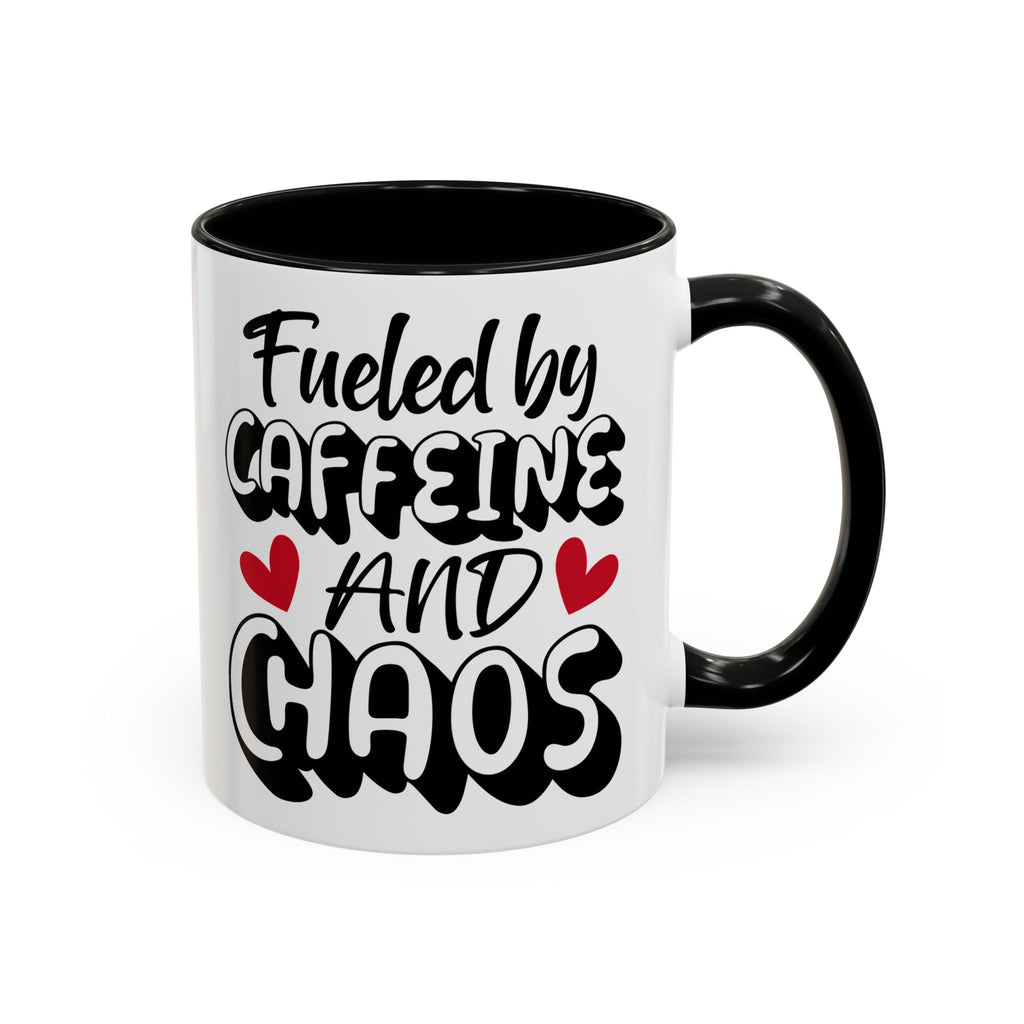 Caffeine Chaos Mug - Perfect for Coffee Lovers, Funny Gift for Friends, Home Office Essential, Birthday, Coffee Break