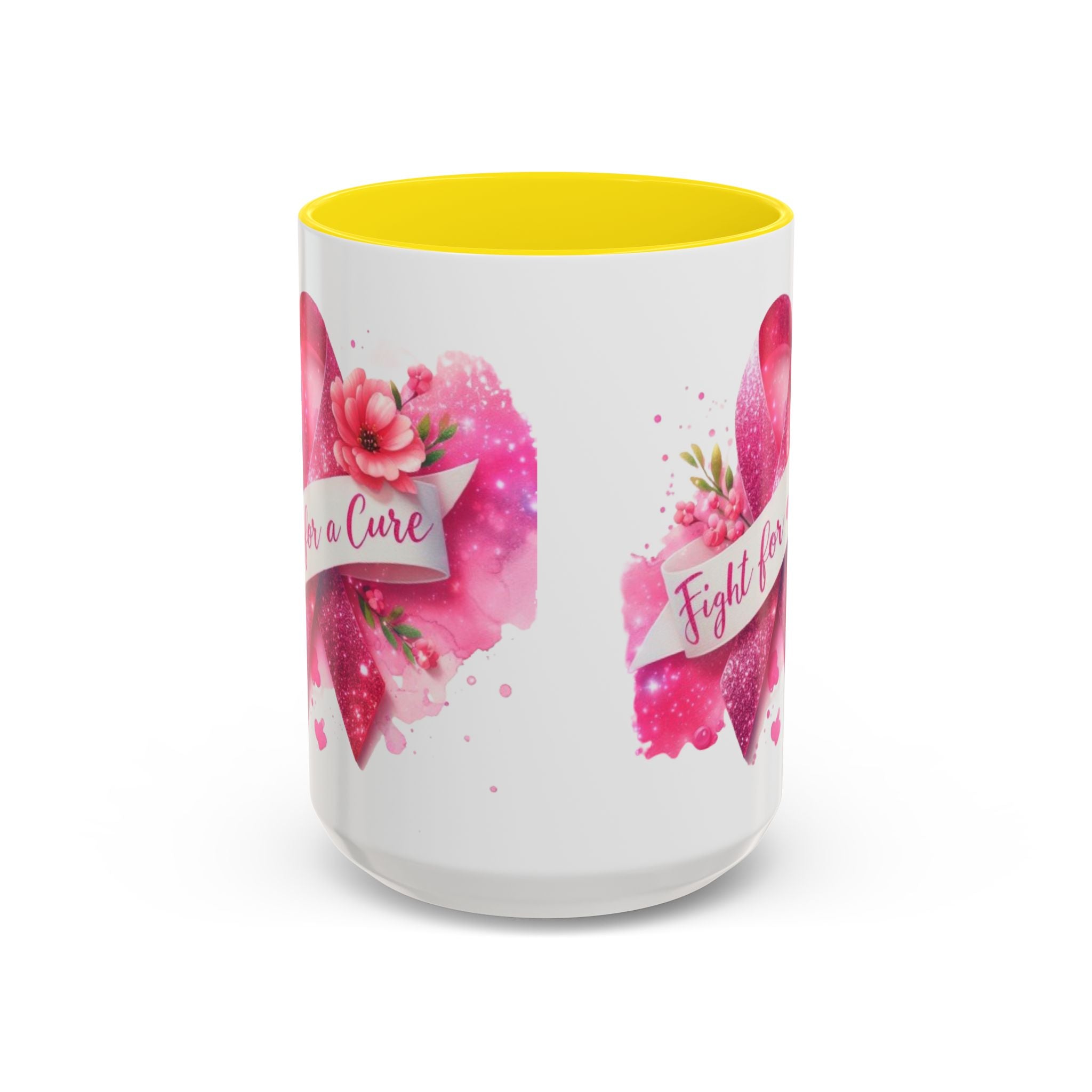 Inspirational Breast Cancer Awareness Coffee Mug - Fight for a Cure, Support Cancer Survivors, Gifts for Her, Pink Ribbon Design, [...]