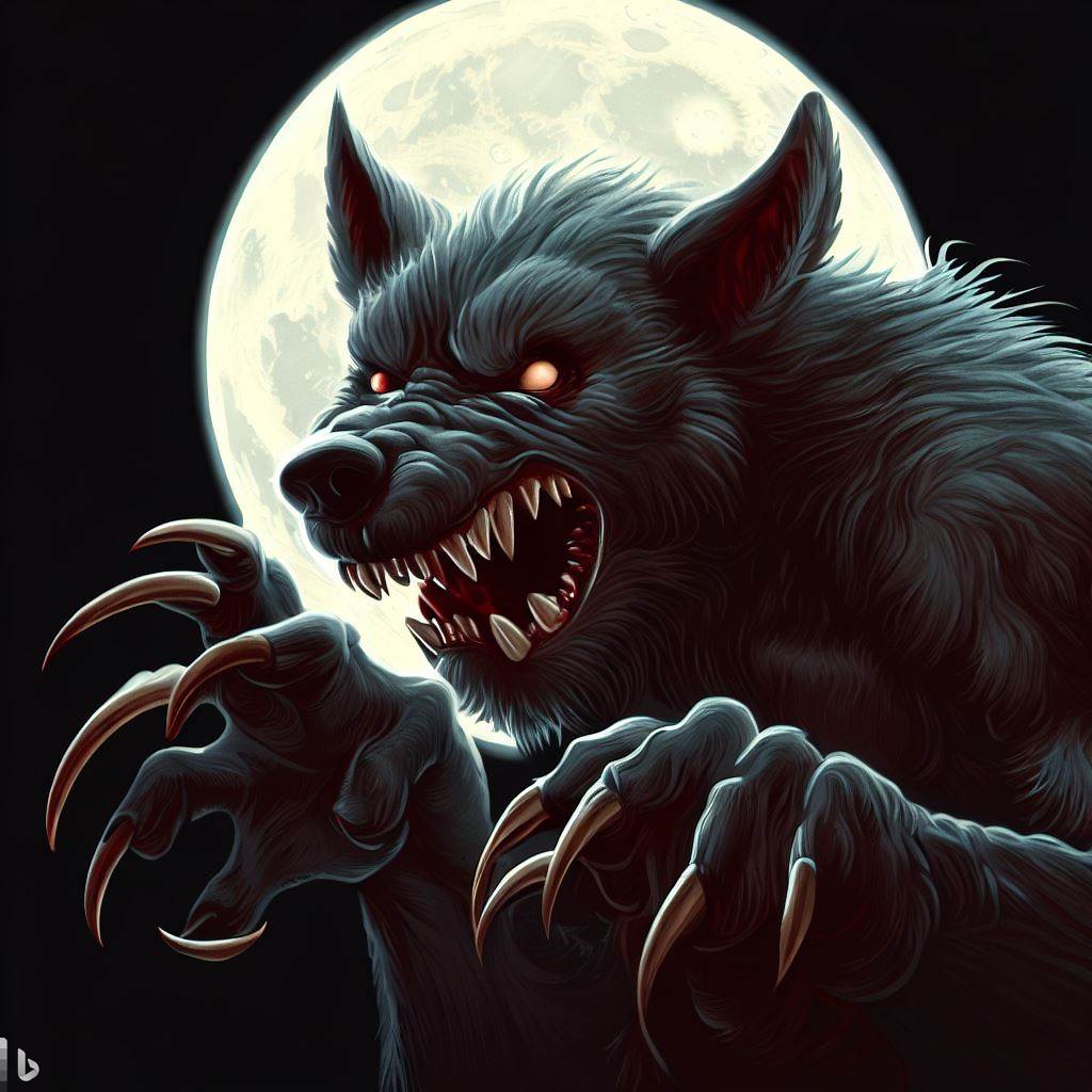Werewolf image by AI download