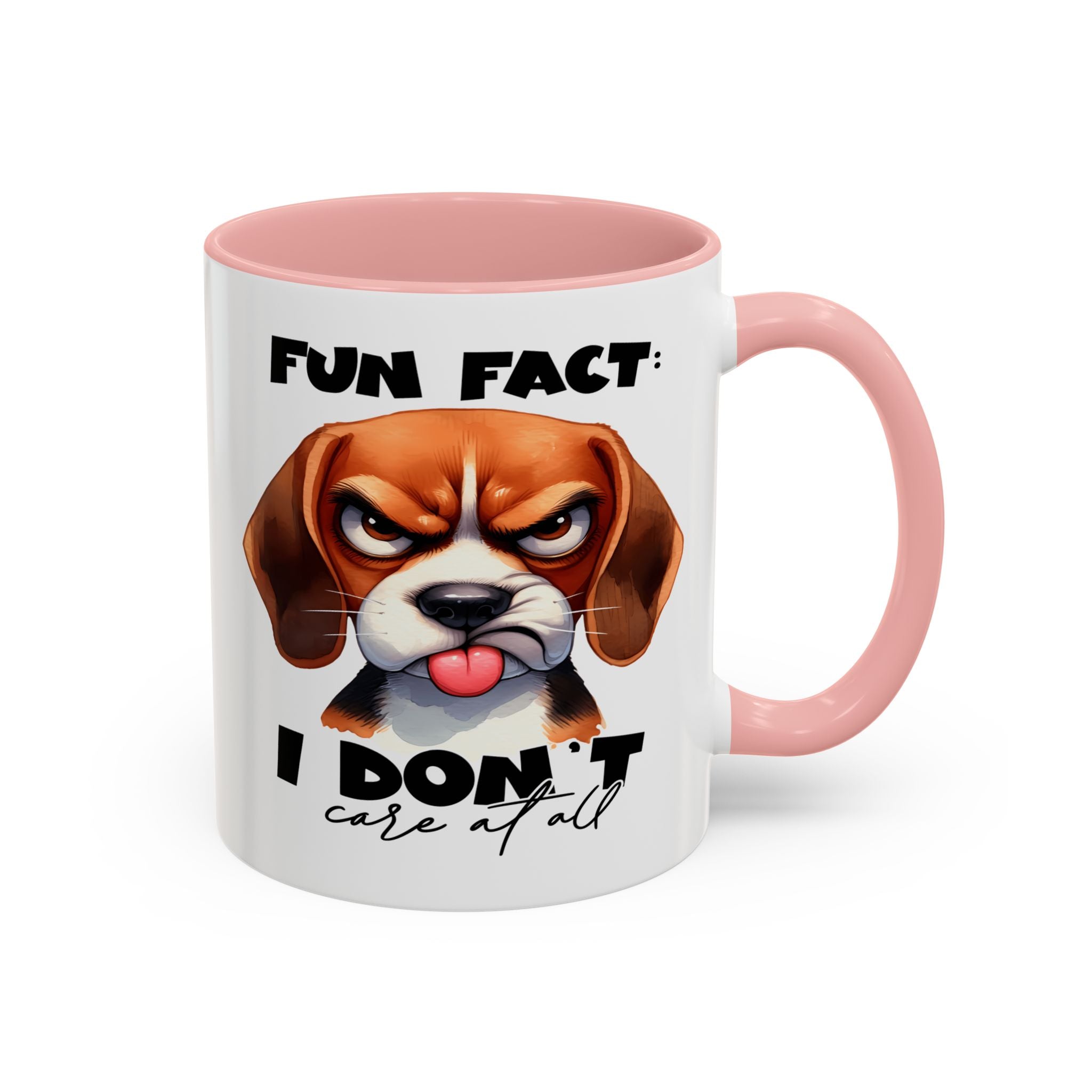 Funny Dog Accent Coffee Mug - Beagle Lover Gift, Pet Owner Present, Unique Animal Mug, Quirky Home Decor, Fun Fact Design