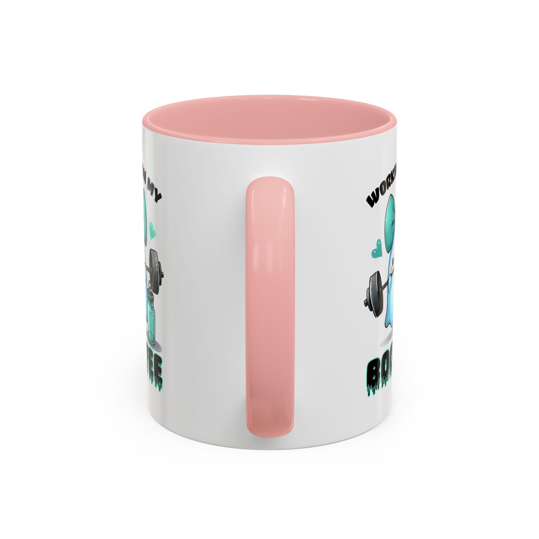 Fitness Motivation Coffee Mug, Workout Gift, Gym Decor, Boo-Tee Lover's Cup, Cute Ghost Mug