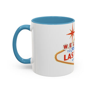 Las vegas sign Accent Coffee Mug (11, 15oz) by the x m world