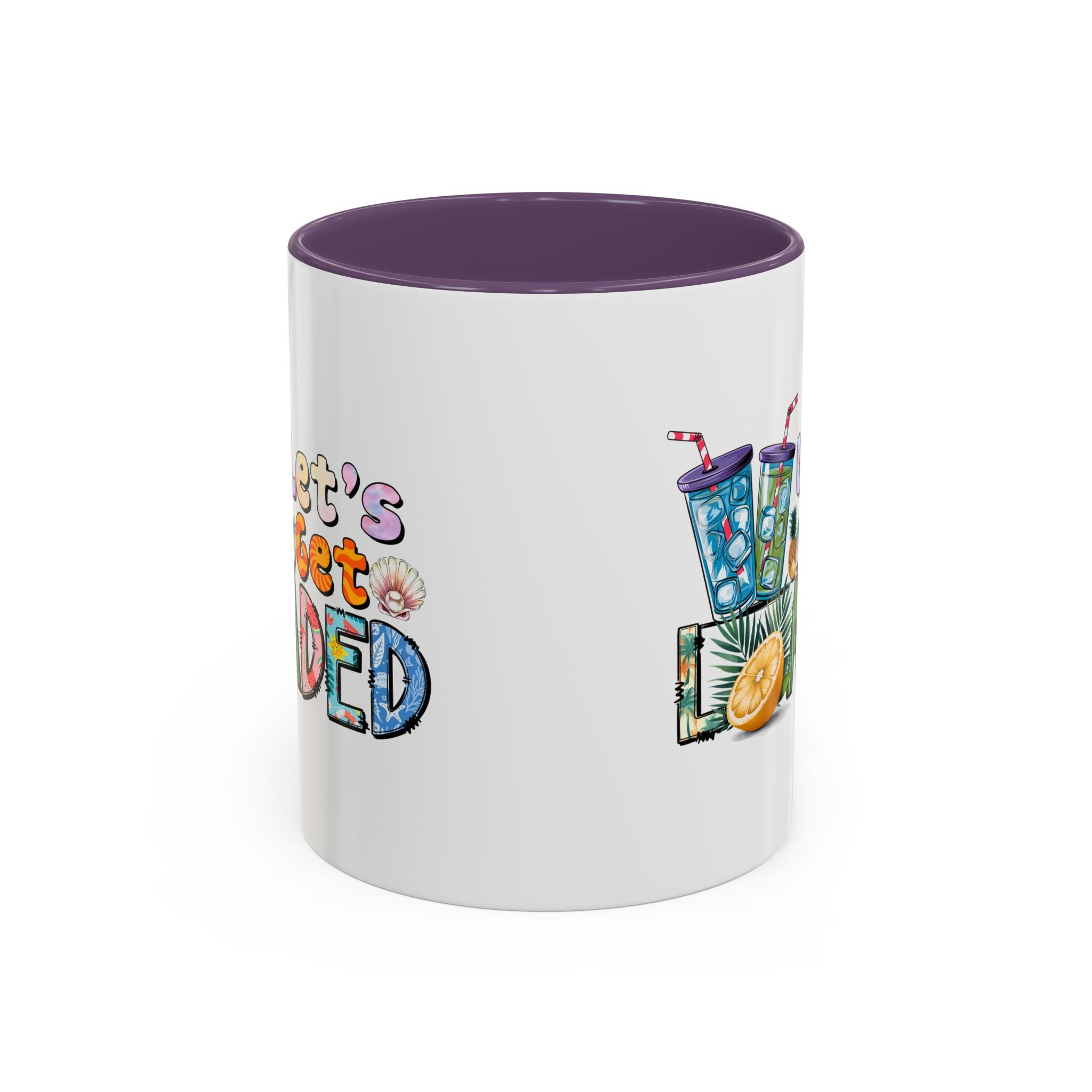 Colorful 'Let's Get Loaded' Coffee Mug - Fun Drinkware for Parties & Gatherings
