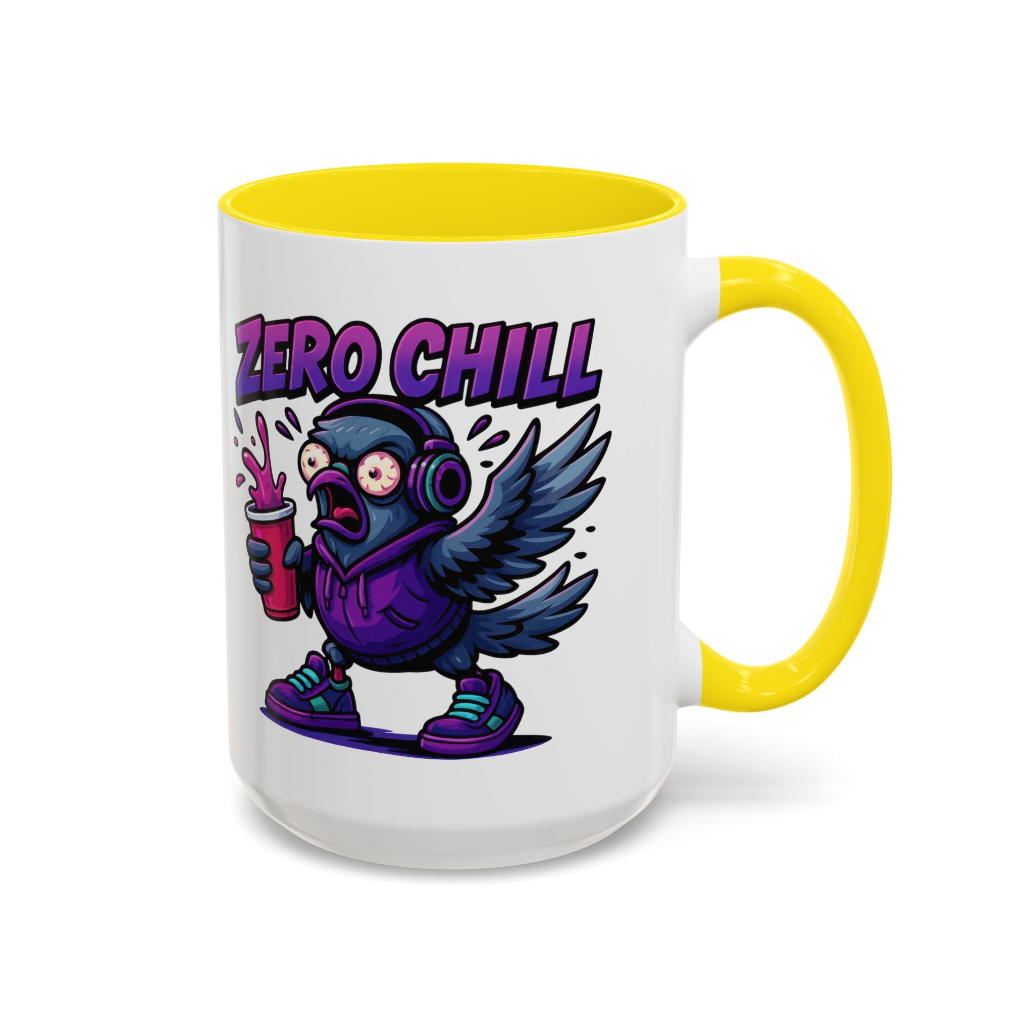 Zero Chill Accent Coffee Mug - Fun Ceramic Cup for Coffee Lovers, Unique Gift for Friends, Quirky Drinkware, Perfect for Birthdays, [...]