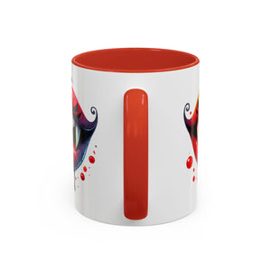 Halloween Vampire Coffee Mug, Spooky Drinkware, Goth Kitchen Decor, Pumpkin Mug, Horror Lover Gift