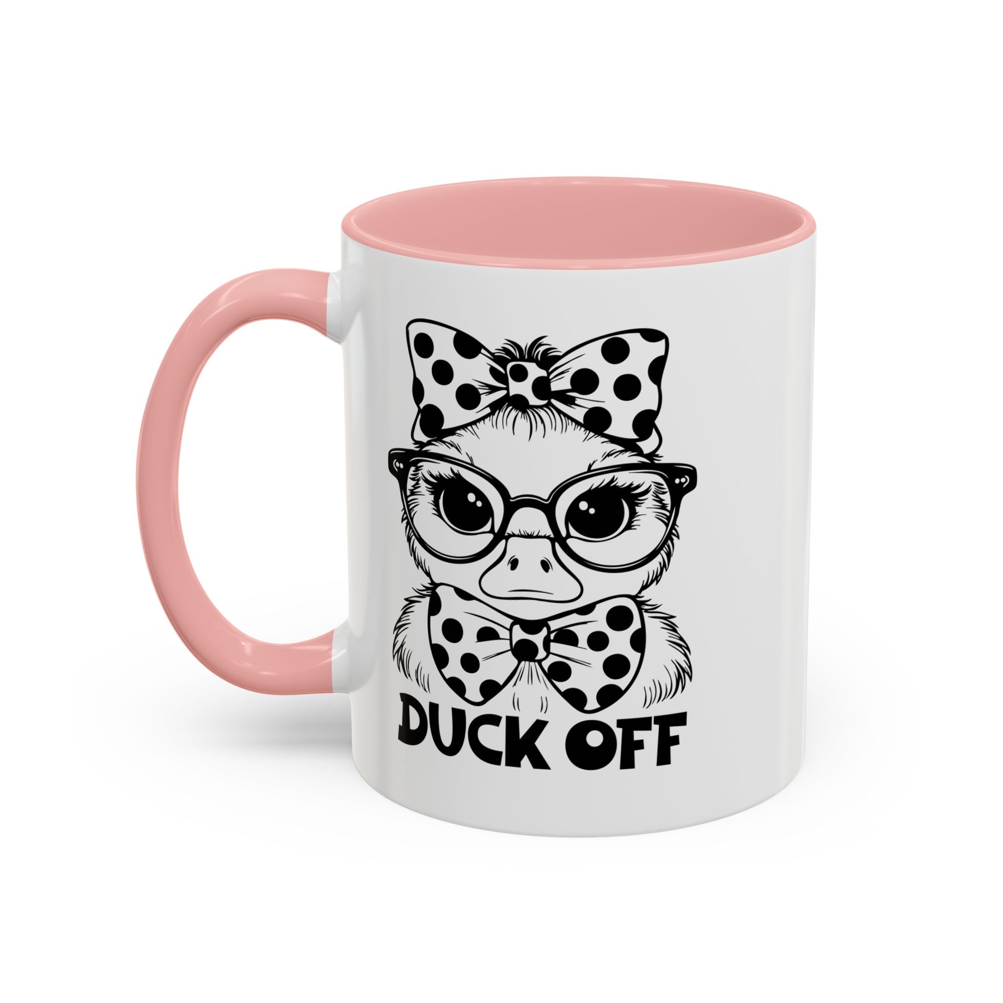 Duck off  Coffee Mug - Fun Gift for Bird Lovers, Birthday, Office Décor, Humorous Kitchenware, Unique Drinkware