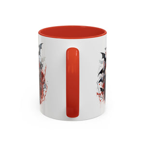 Gothic Coffee Mug, Dark Aesthetic Cup, Halloween Drinkware, Vampire Themed Gift, Horror Mug, Witchy Kitchen Decor