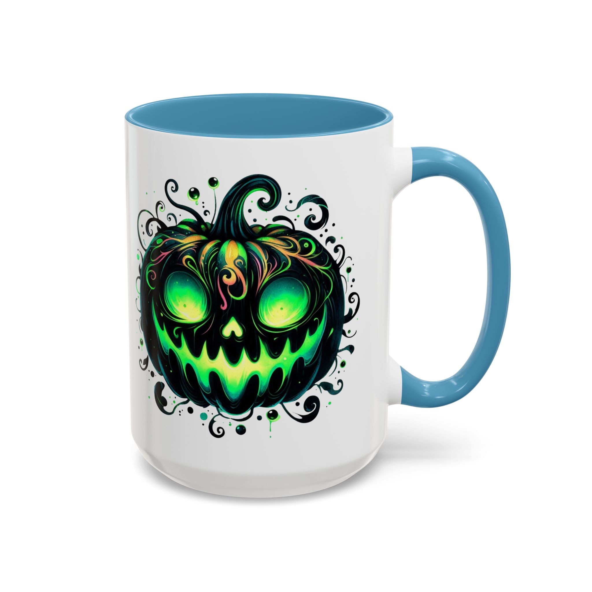 Spooky Pumpkin Accent Coffee Mug – Perfect for Halloween Lovers
