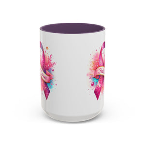 Inspirational Cancer Awareness Mug, Positive Affirmation Cup, Gift for Survivors, Supportive 11oz or 15oz Ceramic