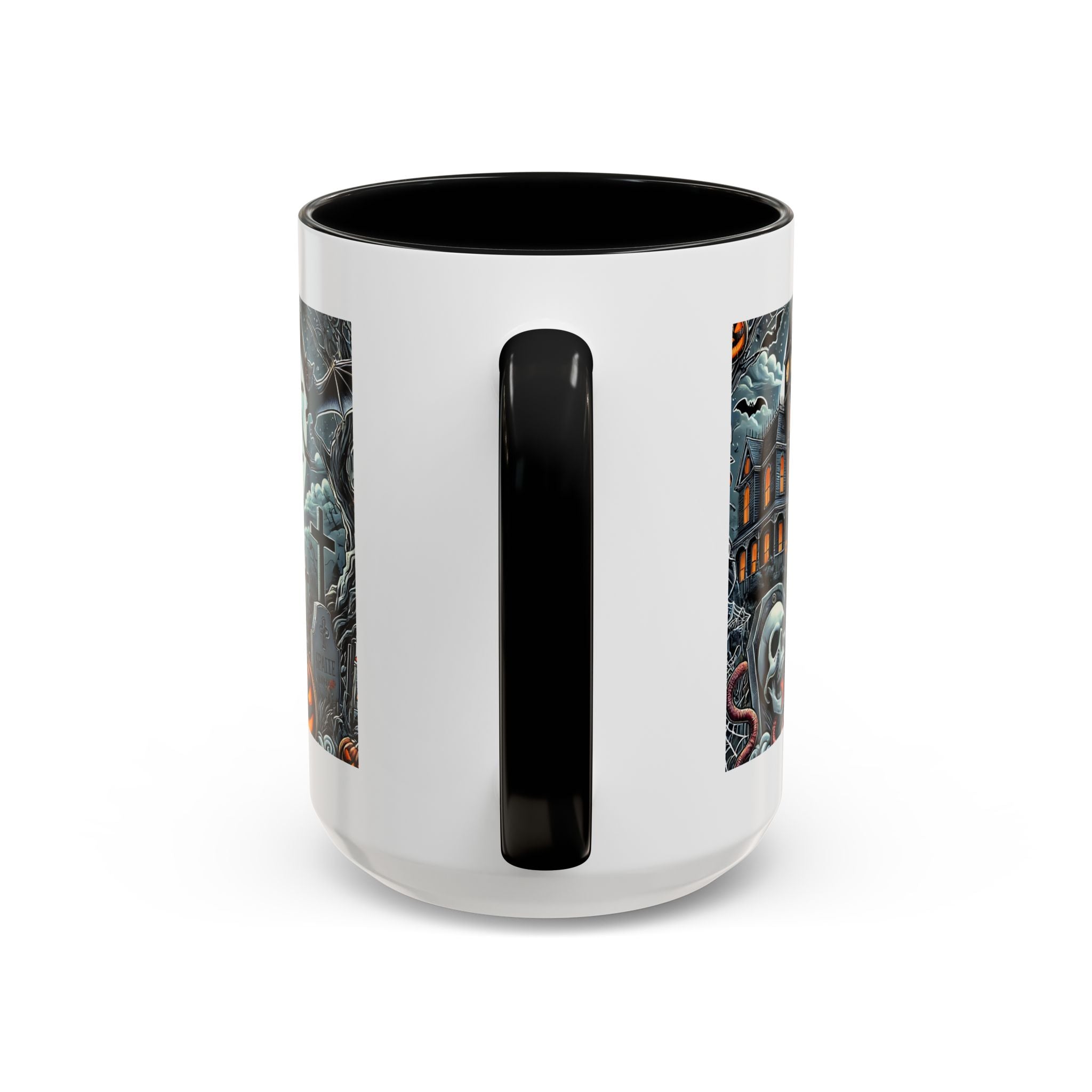 Gothic vampire Halloween Coffee Mug, Spooky Decor, Skull Design, Gift for Horror Lovers,  Party Essential, Unique Drinkware