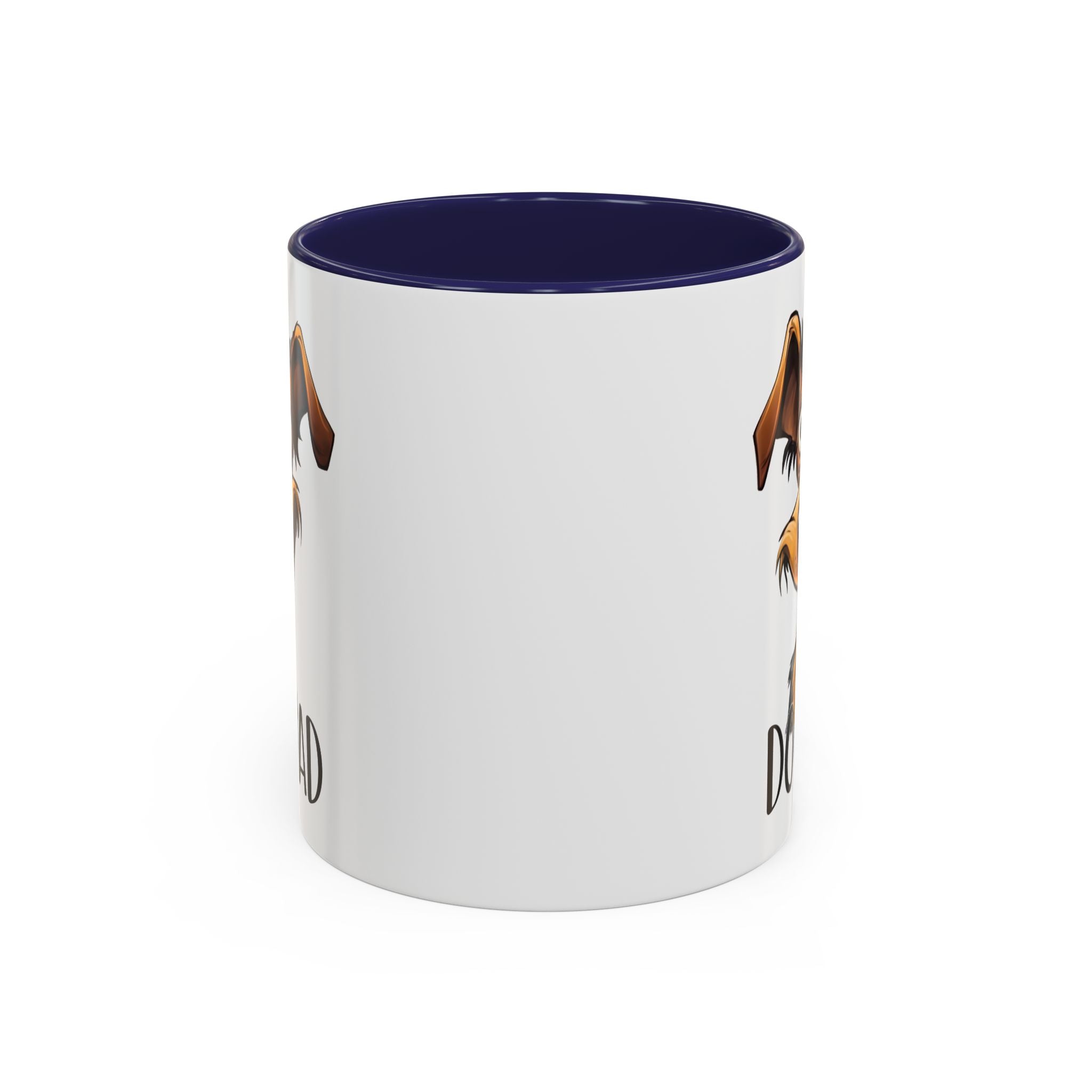 Dog Dad Accent Coffee Mug - Fun Gift for Dog Lovers, Pet Fathers, Father's Day, Birthday, Coffee Lovers