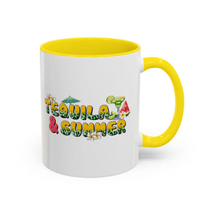 Summer Vibes Coffee Mug - Tequila & Summer Design