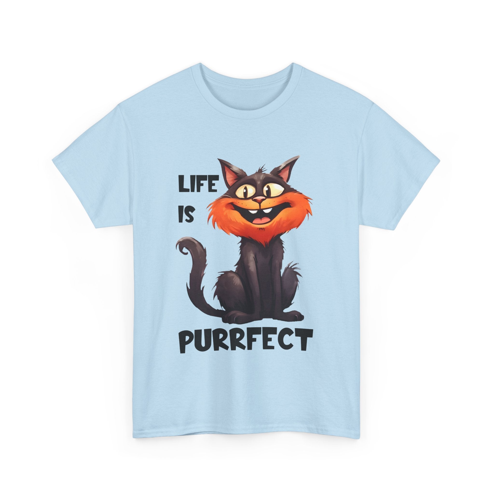 Purrfect Cat Tee, Cute Cat Lover Shirt, Fun Unisex Cotton Top, Gifts for Cat Owners, Funny Pet T-Shirt, Birthday Gift Idea