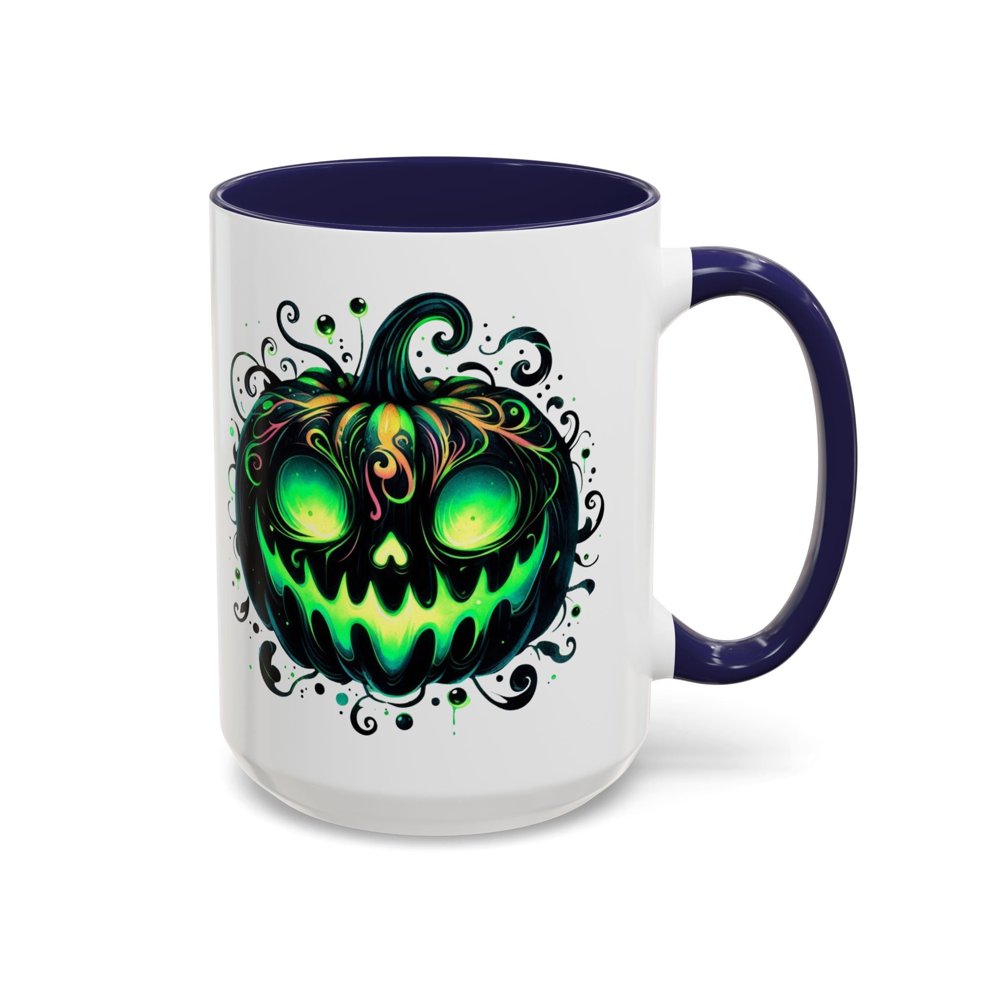 Spooky Pumpkin Accent Coffee Mug – Perfect for Halloween Lovers