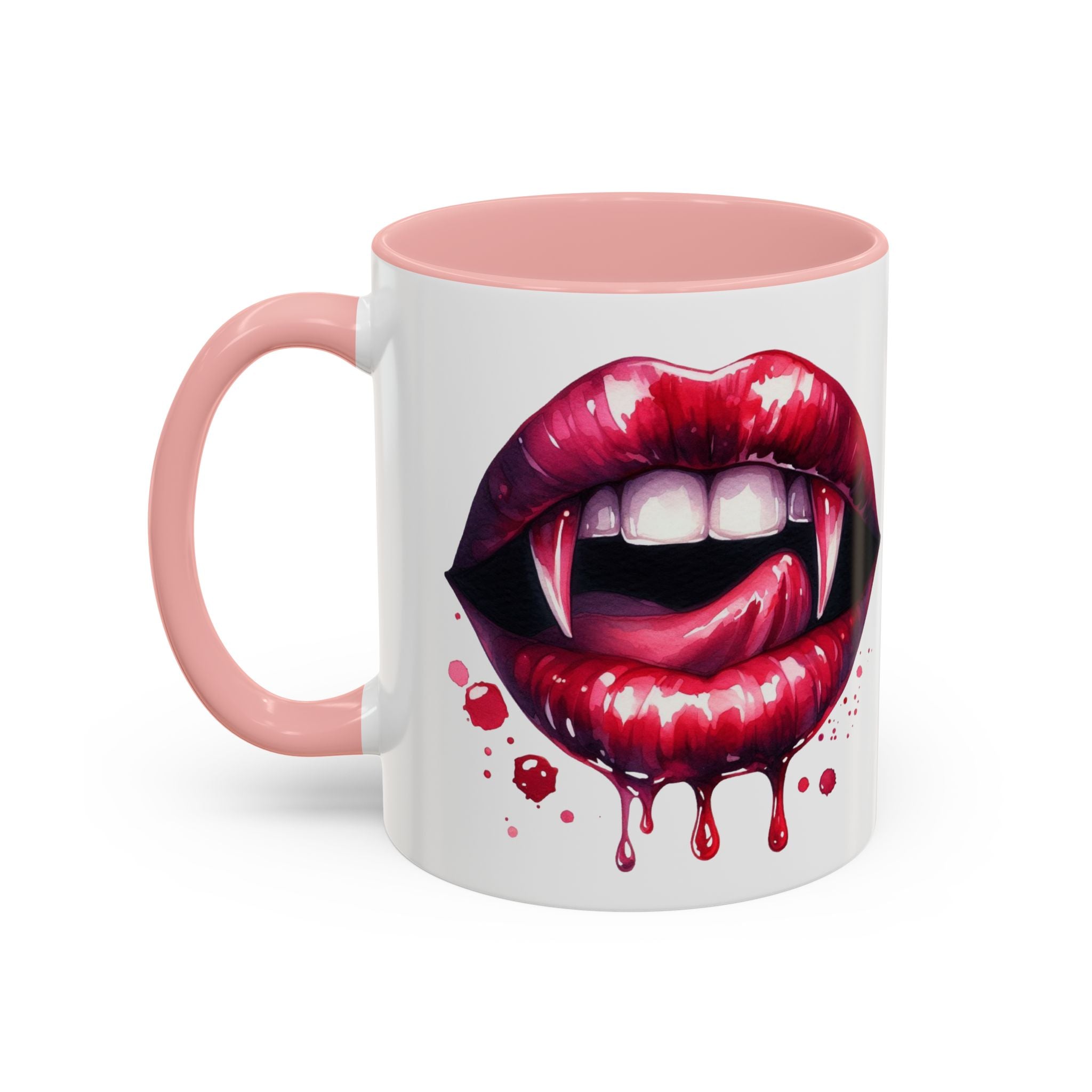 Gothic Vampire Teeth Coffee Mug – Perfect for Halloween, Spooky Occasions, Gift for Horror Lovers, Unique Accent Cup