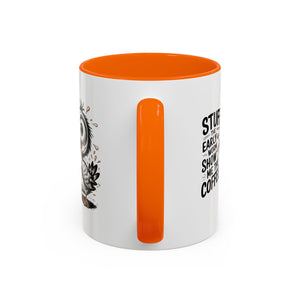 Quirky Coffee Mug with Owl Design | Gift for Coffee Lovers, Unique Office Mug, Fun Morning Coffee Cup, Bird-Themed Mug, Early Bird Gift