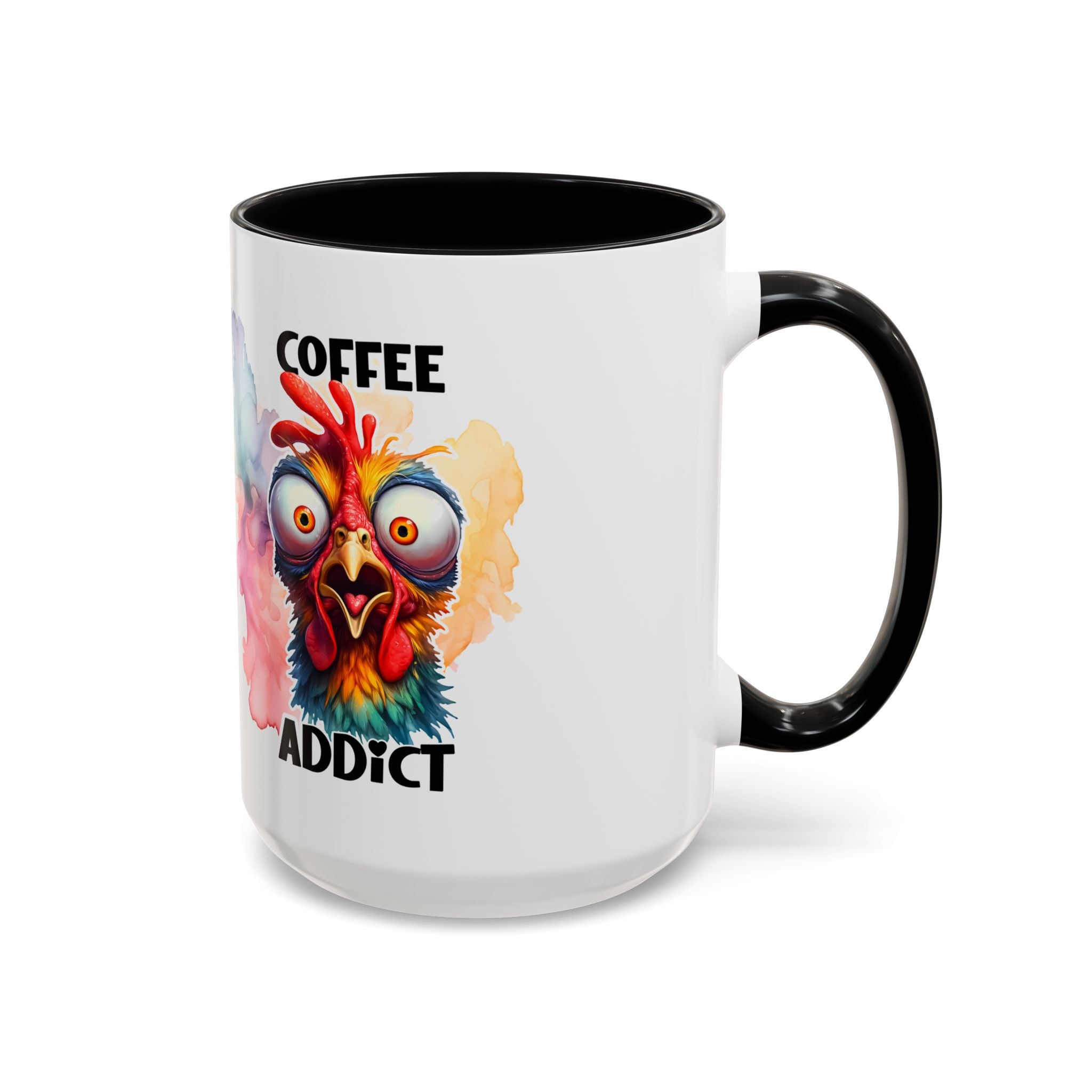 Coffee Addict Mug, Funny Coffee Lover Gift, Unique Kitchen Decor, Quirky Morning Brew Cup, Perfect for Birthdays & Holidays
