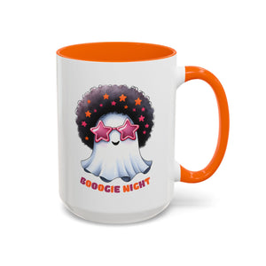 Groovy Ghost Coffee Mug - Fun, Whimsical Mug for Halloween, Parties, Gift for Friends, Unique Home Decor, Boogie Night