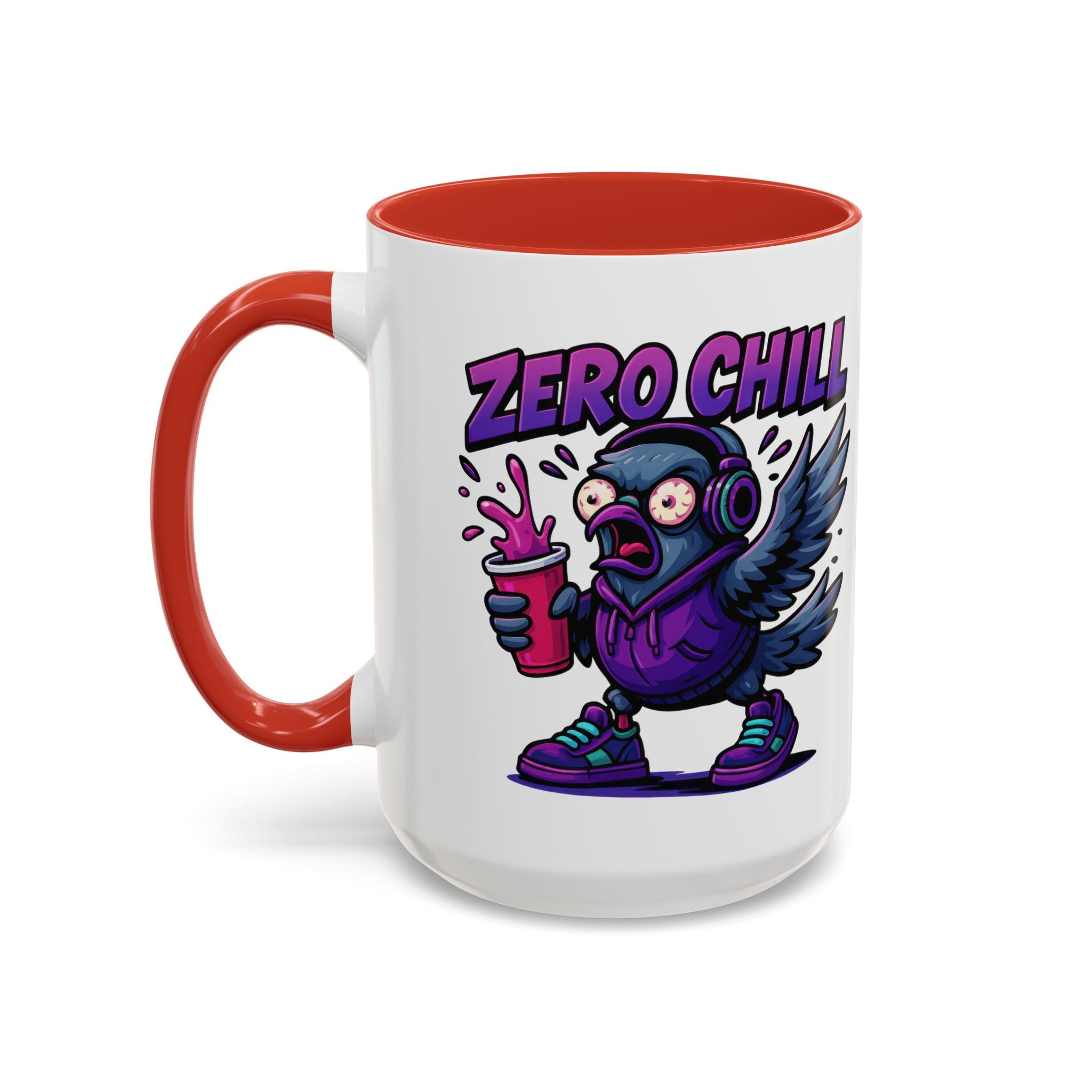 Zero Chill Accent Coffee Mug - Fun Ceramic Cup for Coffee Lovers, Unique Gift for Friends, Quirky Drinkware, Perfect for Birthdays, [...]
