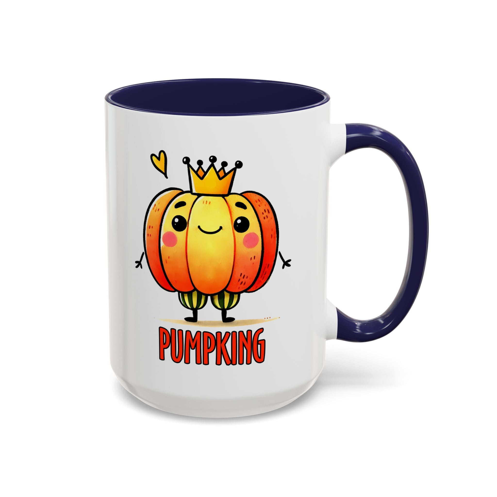 Pumpkin King Coffee Mug, Cute Mug for Fall, Halloween Decor, Gift for Pumpkin Lovers, Funny Holiday Mug, Fun Kitchenware
