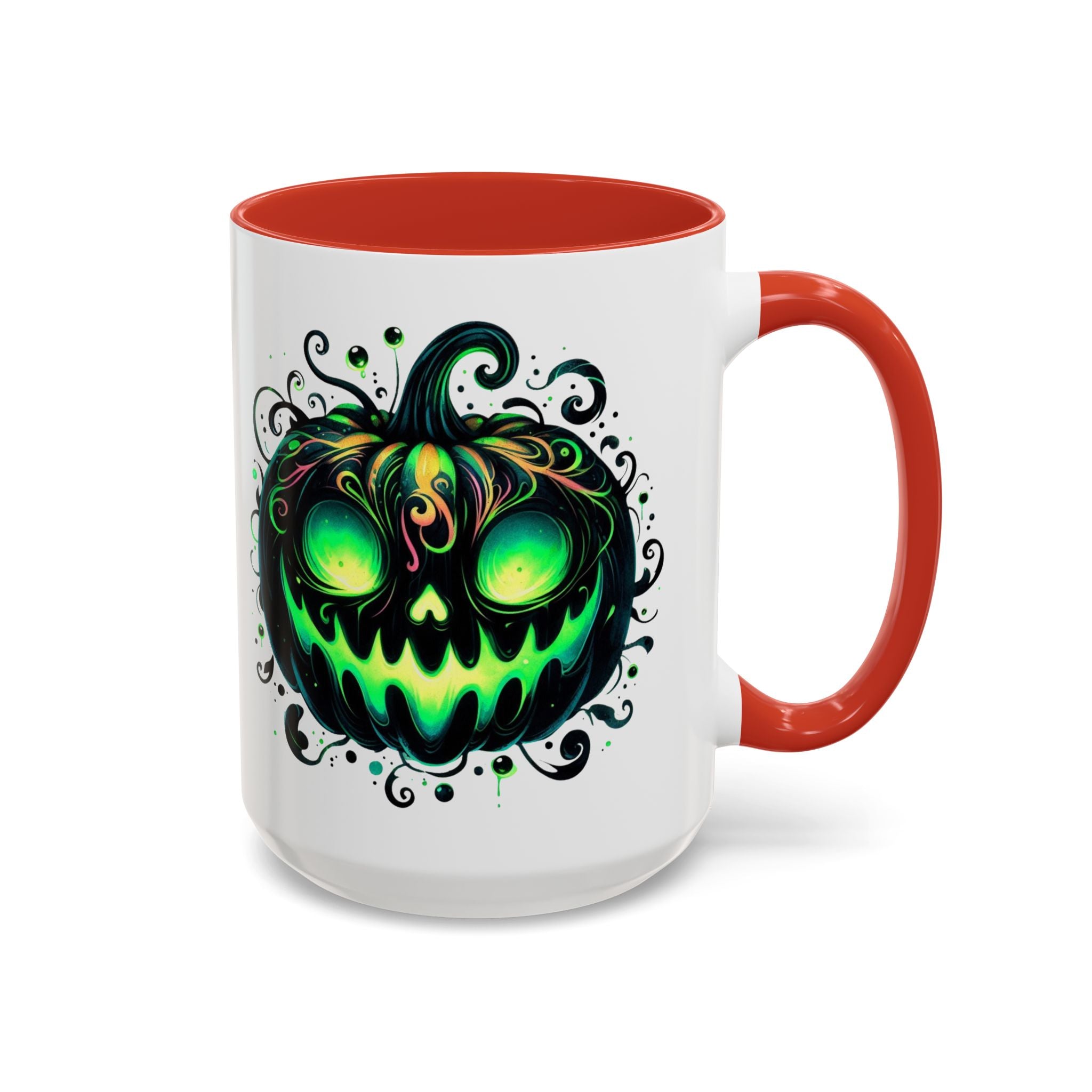 Spooky Pumpkin Accent Coffee Mug – Perfect for Halloween Lovers