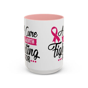 Inspirational Breast Cancer Awareness Mug, Supportive Gift for Fighters, 11oz & 15oz Coffee Cup - Perfect for Fundraisers, Hope, [...]