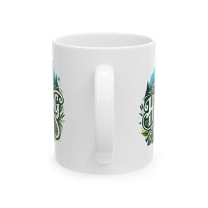 Nature-Inspired coffee Mug with 'Hiking Adventure' Design, Eco-Friendly Housewarming Gift, Coffee Lover’s Mug, Outdoor Enthusiast