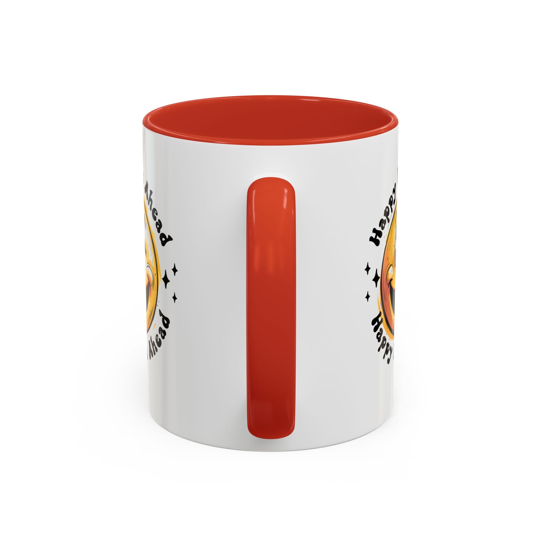 Happy Days Ahead Coffee Mug - Smiley Face Design - 11oz & 15oz