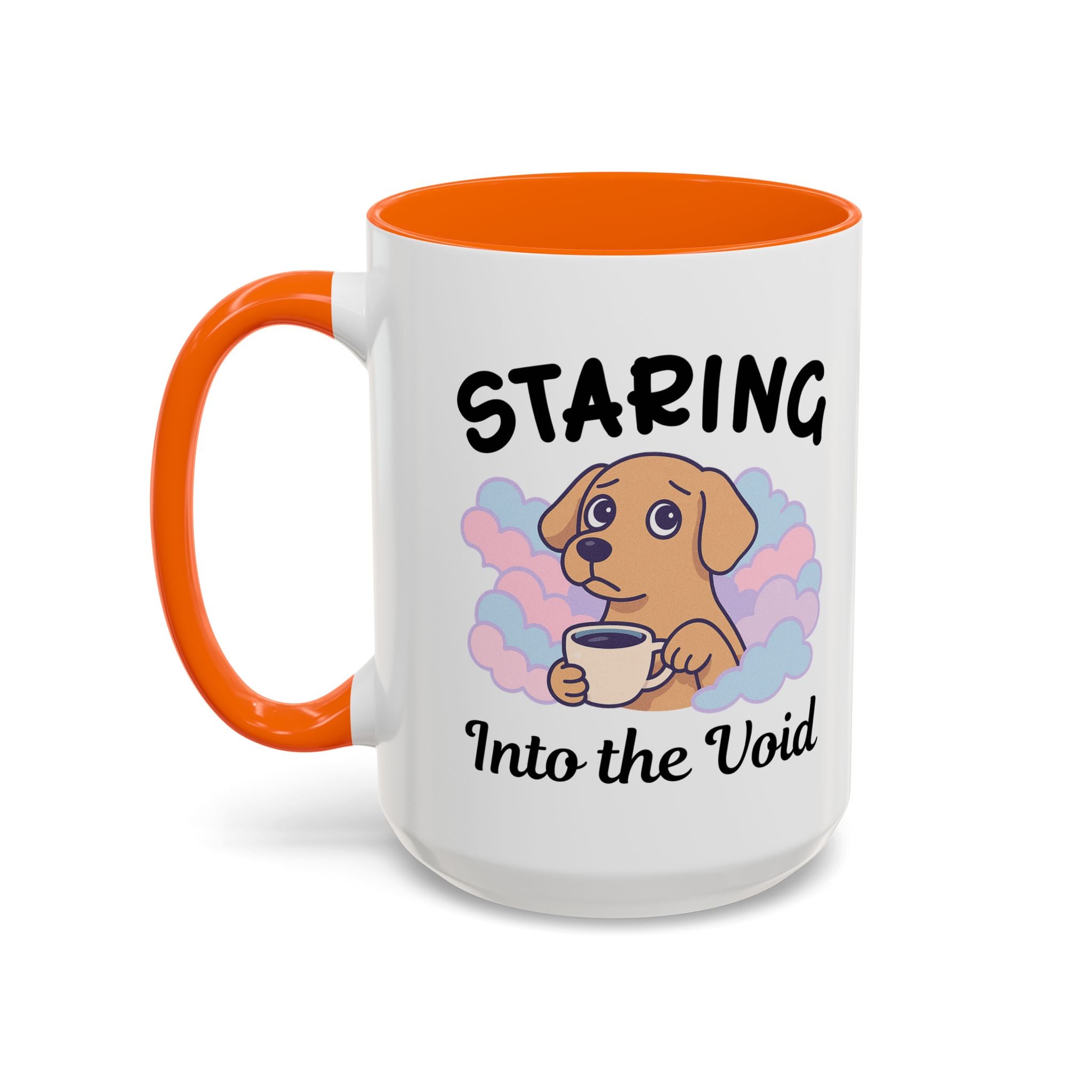 Cute Dog Coffee Mug for Animal Lovers, Staring Into the Void, Fun Gift for Pet Owners, Coffee Lovers, Cute Kitchen Decor