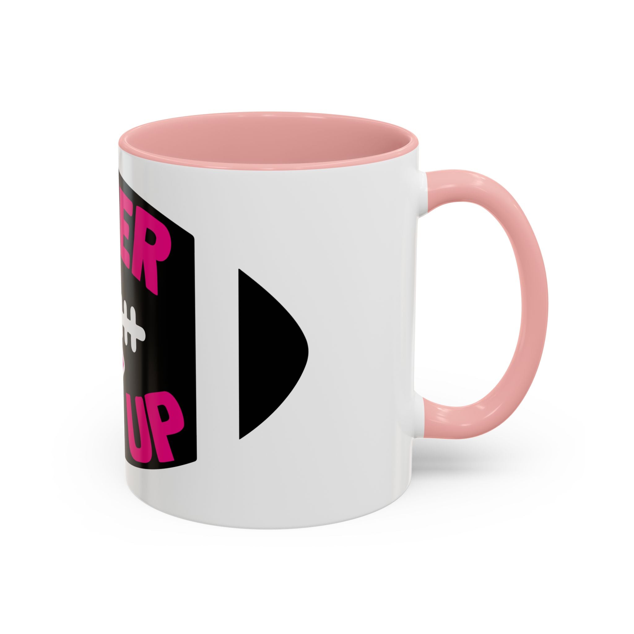 Inspirational Breast Cancer Awareness Coffee Mug - Never Give Up, Motivational Gift, Supportive Keepsake, Home or Office Decor